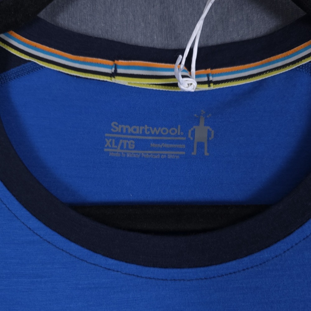 Smartwool Classic All Season Merino Base Layer Crew Mens XL Long Sleeve Blue New - Picture 3 of 13